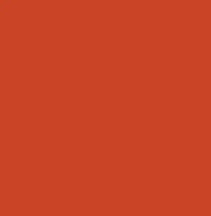 Einfarbige, kräftige Oberfläche in warmem Terrakotta-Rot. Die satte Farbe verleiht Räumen eine lebendige und stilvolle Atmosphäre.